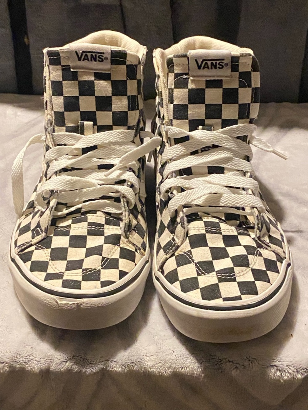 Vans Off-White High Top Sneakers - Picture 2 of 5